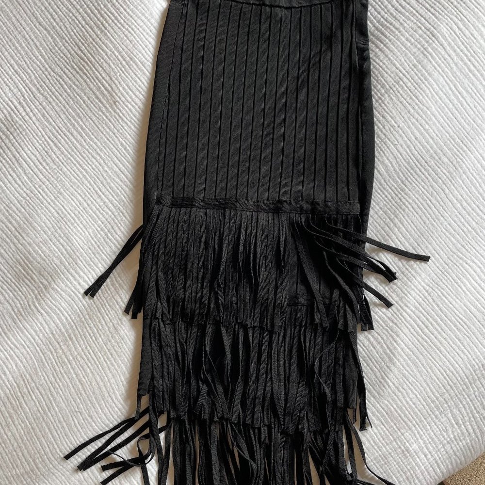 Milly Small Tassel Stretchy Skirt